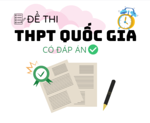 Đề thi thpt quốc gia có đáp án chi tiết