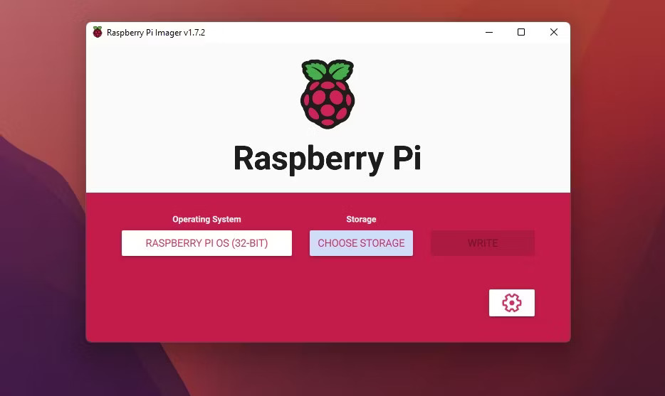 Ghi Raspberry Pi OS lên thẻ SD