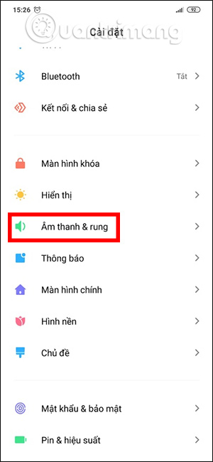 Đổi âm nhạc chuông