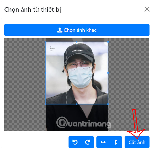 Chỉnh sửa lại ảnh ghép