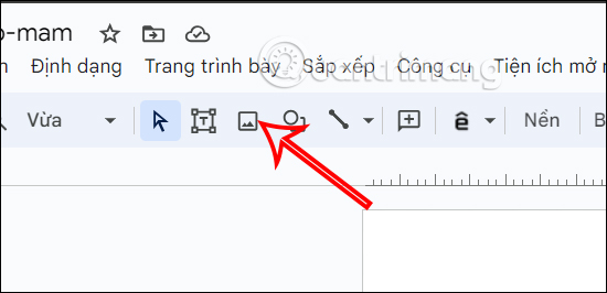 Chèn ảnh GIF và sticker Google Slides