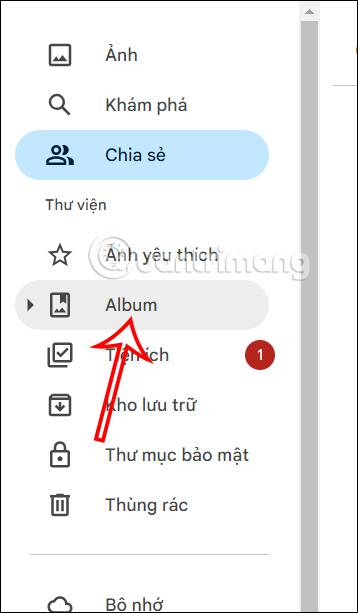 Album ảnh Google Photos