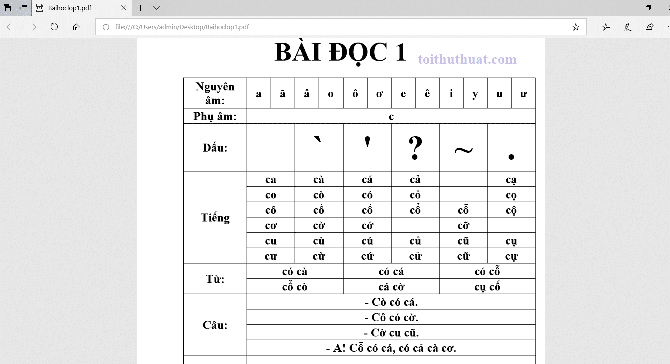 FIle PDF trước khi chuyển đổi