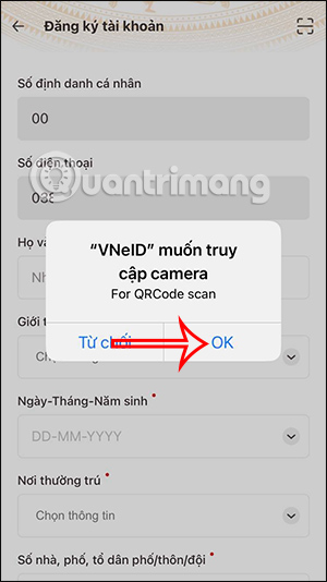 Sử dụng camera trên điện thoại