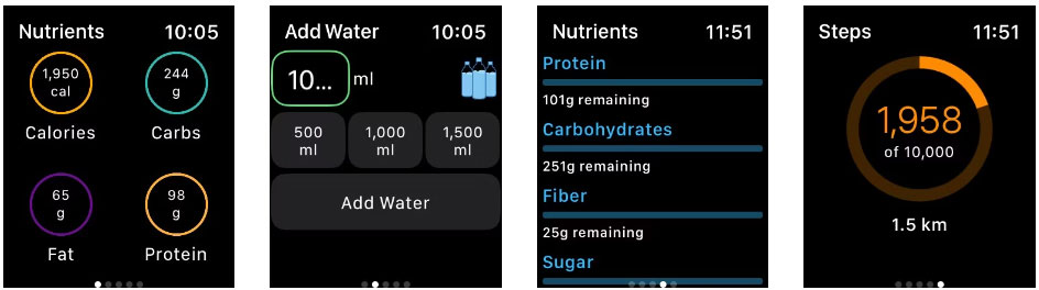 Theo dõi MyFitnessPal trên Apple Watch