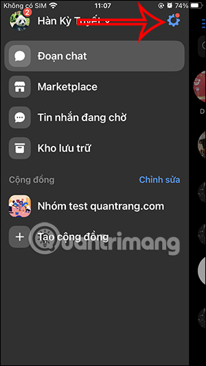 Cài đặt Messenger