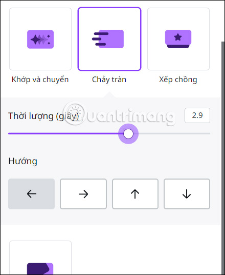 Chỉnh ứng chuyển cảnh video