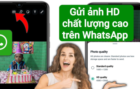 Cách mặc định gửi ảnh HD trên WhatsApp