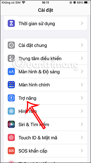 Trợ năng iPhone