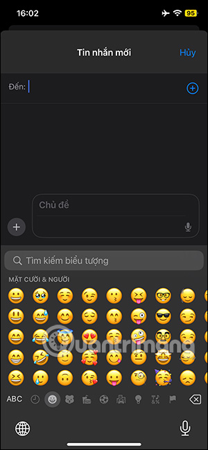 Emoji trên iPhone