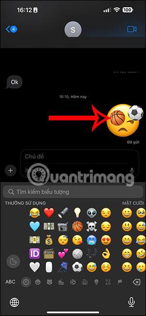 Emoji ghép trên iPhone