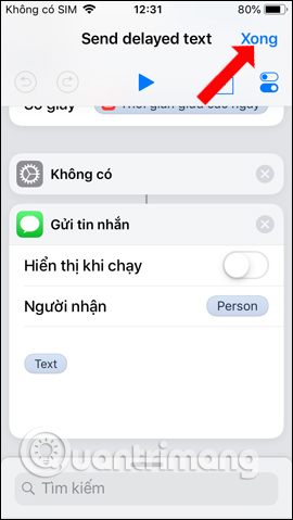 Kết thúc phím tắt