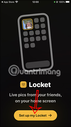 Thiết lập Locket Widget