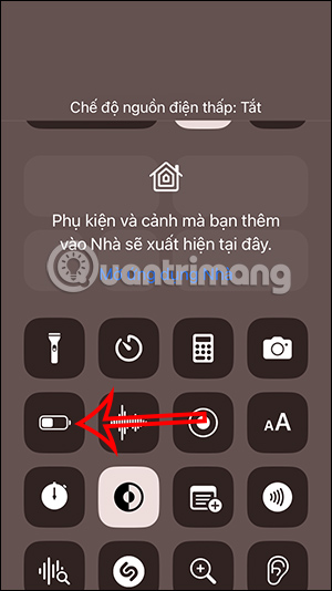 Tắt chế độ tiết kiệm pin iPhone