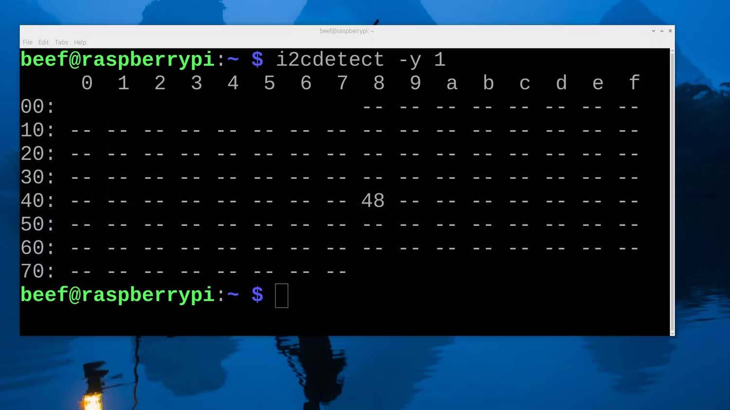 Raspberrypi i2c