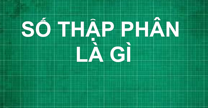 Số thập phân