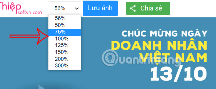 Chỉnh thiệp mừng Doanh nhân Việt Nam