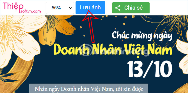 Lưu thiệp mừng ngày Doanh nhân Việt Nam