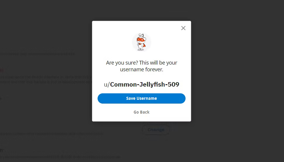 Lưu username trên Reddit