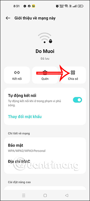 Chia sẻ WiFi