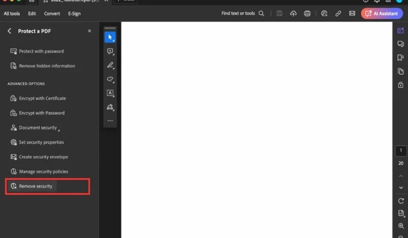 Xóa mật khẩu PDF bằng Adobe Pro