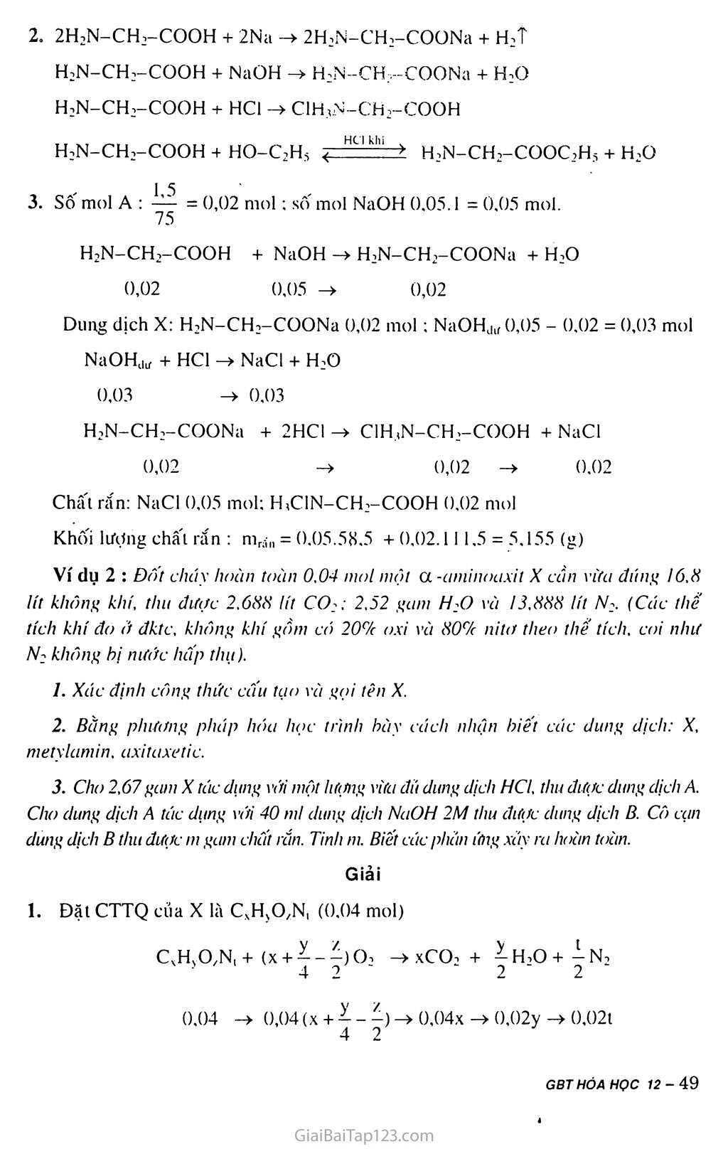 Bài 10: Amino axit trang 4