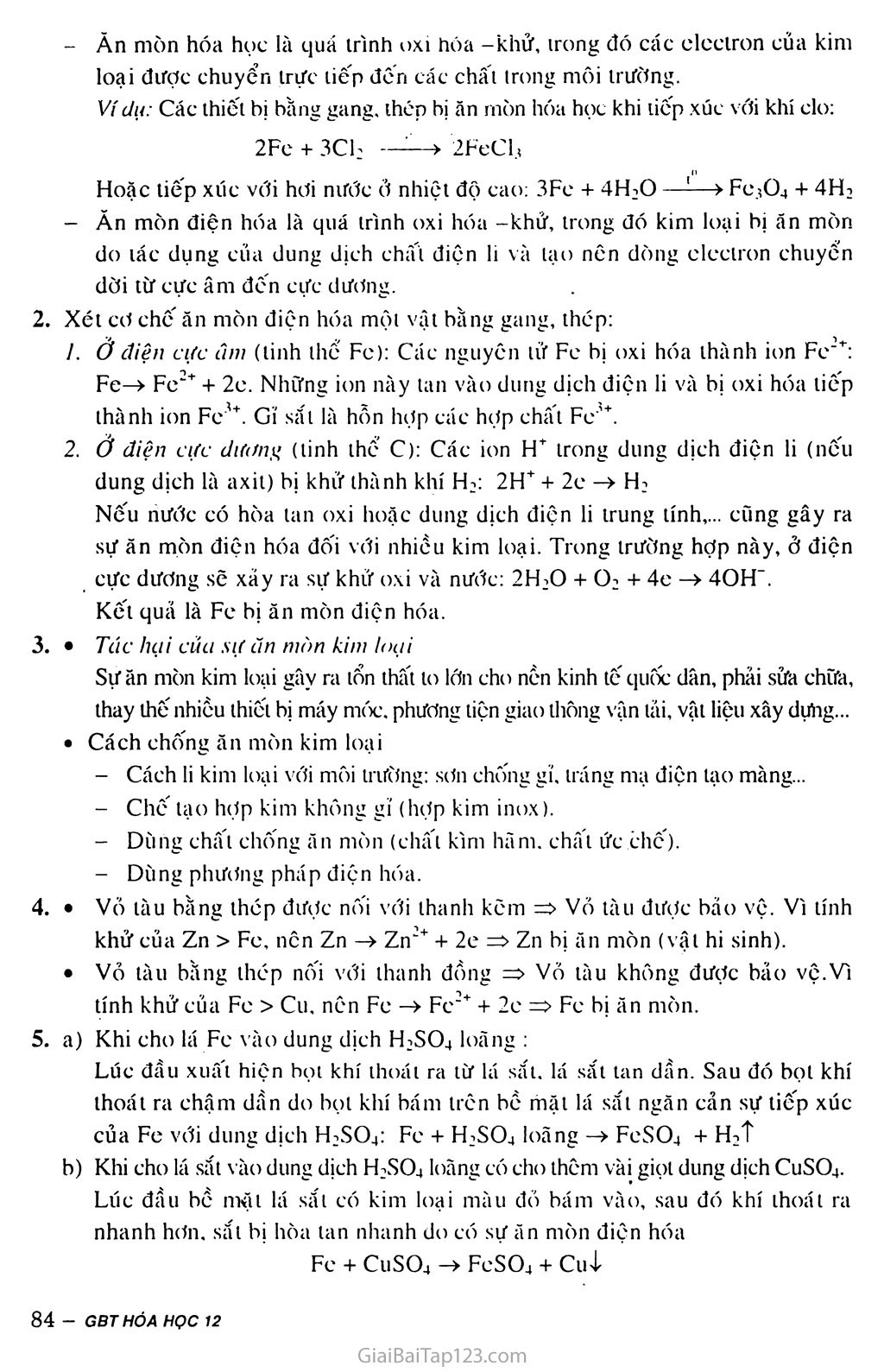 Bài 20: Sự ăn mòn của kim loại trang 3