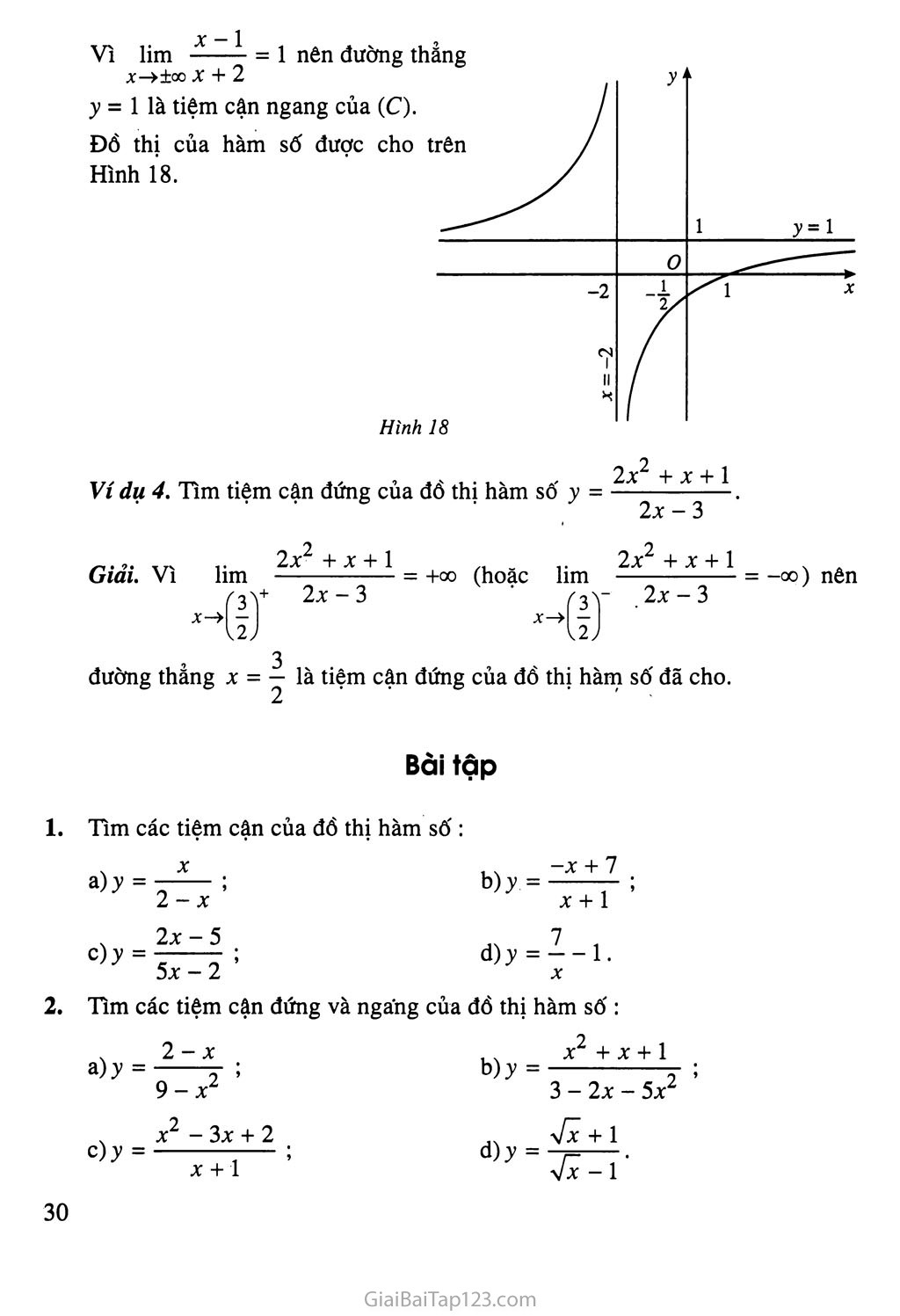 Bài 4. Đường tiệm cận trang 4