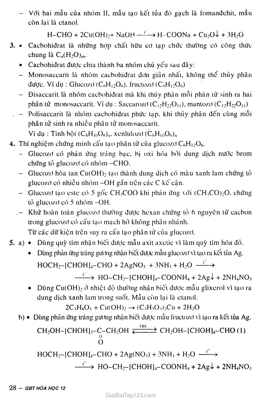 Bài 5: Glucozơ trang 6