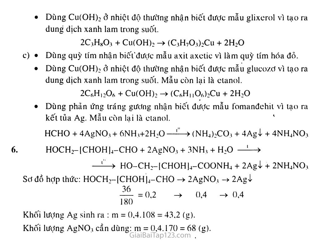 Bài 5: Glucozơ trang 7