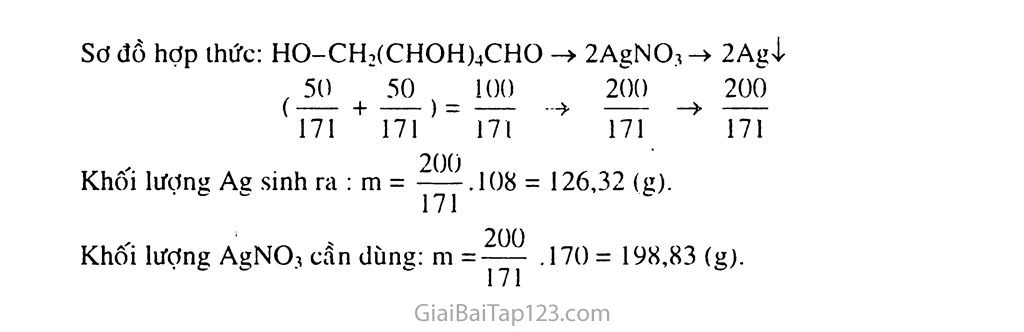 Bài 6: Sacarơz, tinh bột và xenlulozơ trang 8