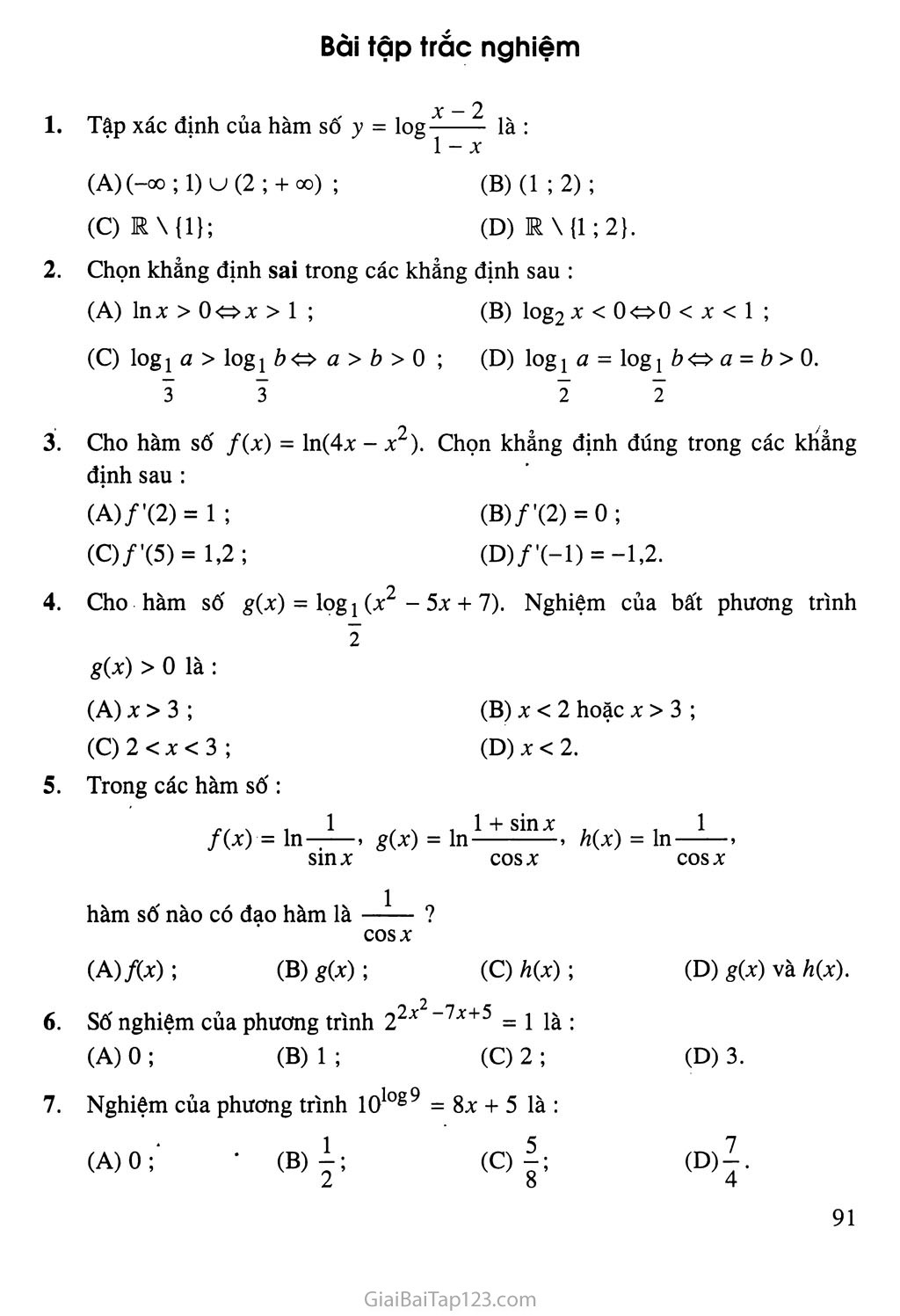 Ôn tập chương II trang 2