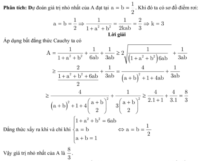 Áp dụng bất đẳng thức Cô - si, tìm GTLN - GTNN của biểu thức (2023 + Bài tập) (ảnh 1)