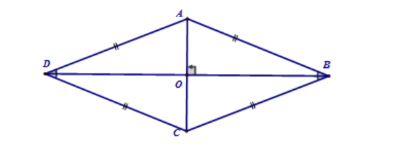 Dấu hiệu nhận biết hình thoi và bài tập vận dụng (ảnh 1)