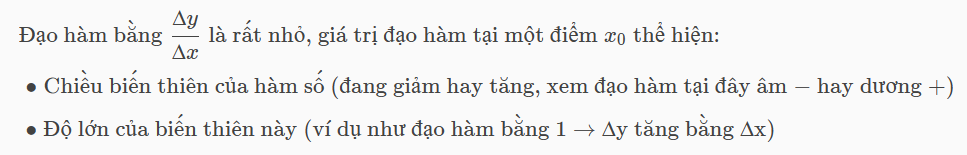 Đạo hàm trị tuyệt đối, công thức và bài tập có đáp án (ảnh 1)