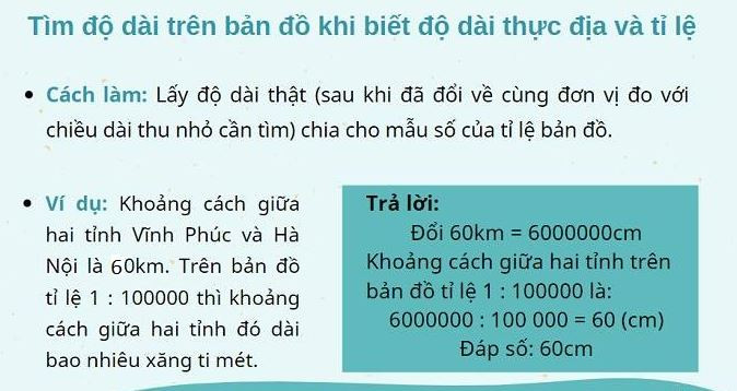 Cách tính tỉ lệ bản đồ (2024) và bài tập có đáp án (ảnh 1)