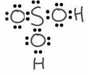 Viết công thức electron và công thức cấu tạo của các chất: HClO, HClO3, HClO4, H3PO4 (ảnh 1)