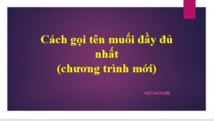 Cách gọi tên muối đầy đủ nhất (chương trình mới) (ảnh 1)