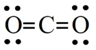 Công thức Lewis của CO2 (carbon dioxide) theo chương trình mới (ảnh 1)