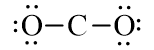 Công thức Lewis của CO2 (carbon dioxide) theo chương trình mới (ảnh 1)