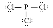 Công thức Lewis của PCl3 theo chương trình mới (ảnh 1)