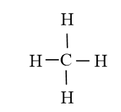 Công thức Lewis của CH4 (Methane) theo chương trình mới (ảnh 1)