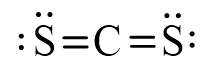 Công thức Lewis của CS2 (Carbon disulfide) theo chương trình mới (ảnh 1)