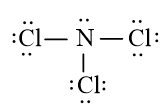 Công thức Lewis của NCl3 theo chương trình mới (ảnh 1)