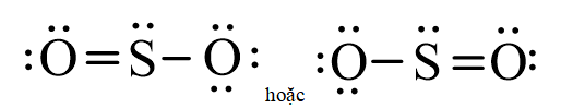 Công thức Lewis của SO2 theo chương trình mới (ảnh 1)