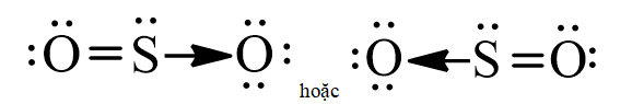 Công thức Lewis của SO2 theo chương trình mới (ảnh 1)