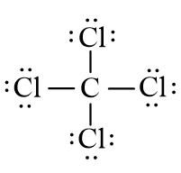 Công thức Lewis của CCl4 theo chương trình mới (ảnh 1)