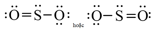 Công thức Lewis của SO2 theo chương trình mới (ảnh 1)