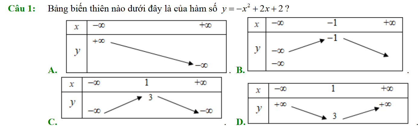 200 Bài tập về hàm số, đồ thị và các vấn đề liên quan và cách giải (2023) có đáp án (ảnh 1)