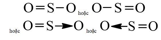 Công thức Lewis của SO2 theo chương trình mới (ảnh 1)